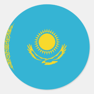 Etiqueta de Sinalizador de Pesca do Cazaquistão