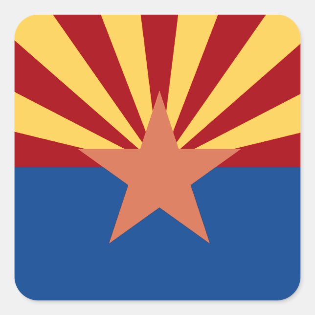 Etiqueta de Sinalizador do Estado da arizona (Frente)