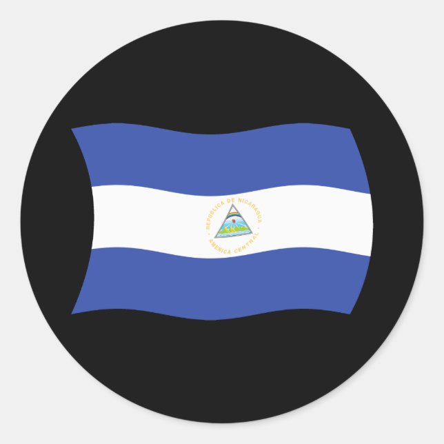 Etiqueta de Sinalizador Nicarágua (Frente)