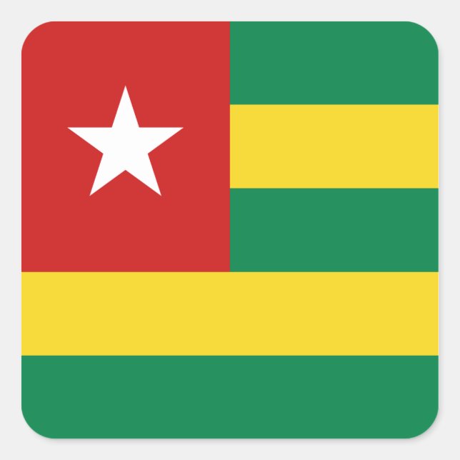 Etiqueta de Sinalizador Togo (Frente)