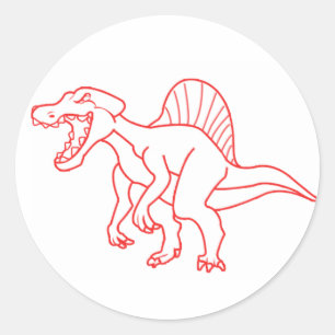 Etiqueta de Spinosaurus