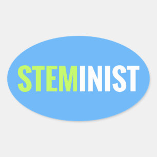 Etiqueta de STEMinist - Oval