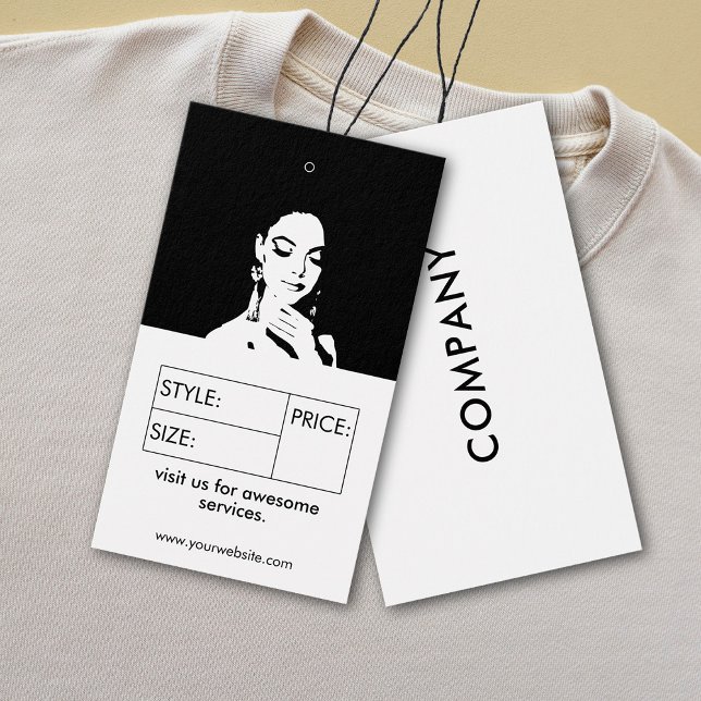 Etiqueta de Tamanho Comercial Etiqueta de Travamen (Criador carregado)