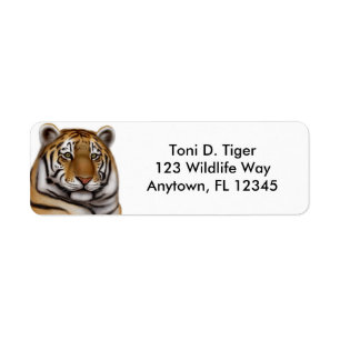 Etiqueta de Tigre de Bengala Ortopolida