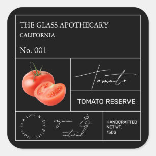 Etiqueta de Tomate Apothecary