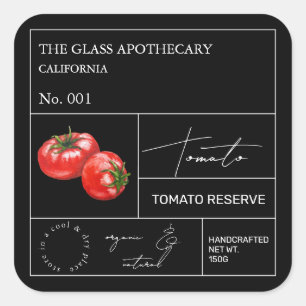 Etiqueta de Tomate Apothecary