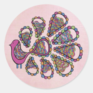 Etiqueta de Topo do Cupcake Pink Party DIY