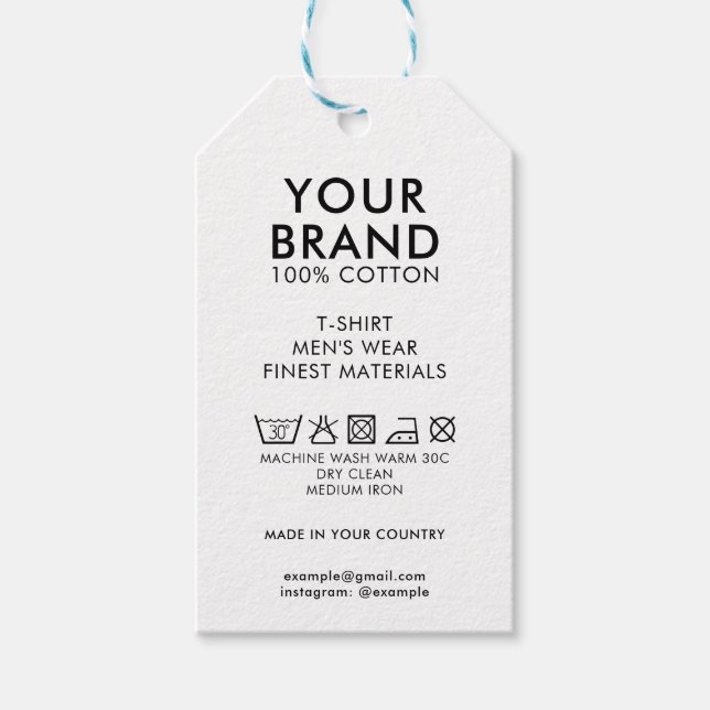 Etiqueta de travamento da camisa do papel da placa (Frente)