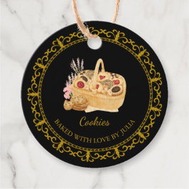 Etiqueta de Travamento de Cookies Homemade Vintage