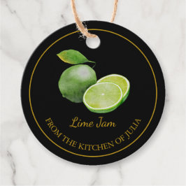 Etiqueta de travamento de Limão simples em casa