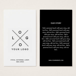 Etiqueta de travamento de negócios do logotipo mi