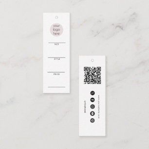 Etiqueta de travamento do logotipo comercial Marca