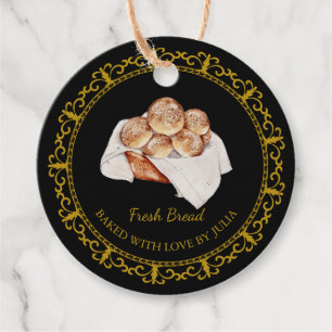 Etiqueta de travamento do pão doméstico fabricado