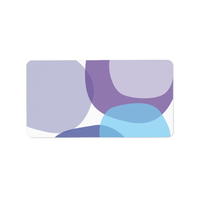 Etiqueta de Vazio do Bar Peacock Moderno Bat Mitzv (Frente)