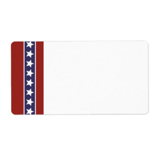 Etiqueta de Vazio Patriotic USA