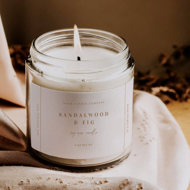 Etiqueta de Vela de Urso Grande Chic Etiqueta de N (Criador carregado)