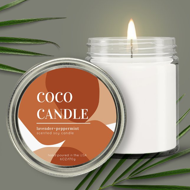 Etiqueta de Vela do abstrato (Criador carregado)