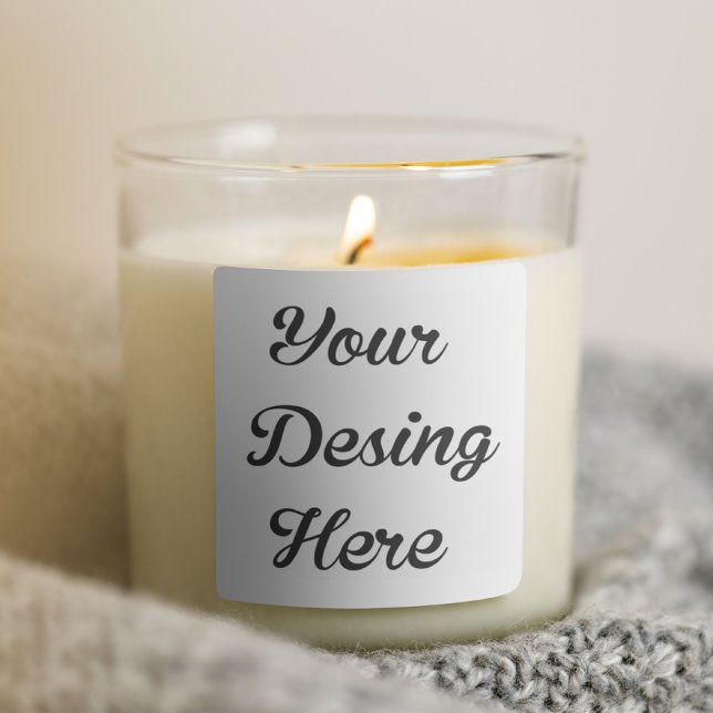 Etiqueta de Vela Personalizada (Criador carregado)