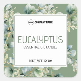 Etiqueta de Velas de Flavor Eucalyptus