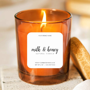 Etiqueta de Velas - Etiqueta de Produto Editável
