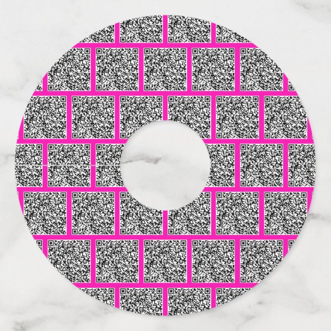 Etiqueta de Vidro do Código QR Personalizado - Esc (Verso)