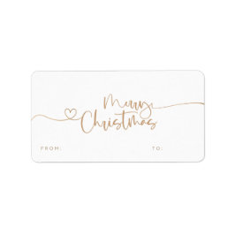 Etiqueta de Vinheta de Natal