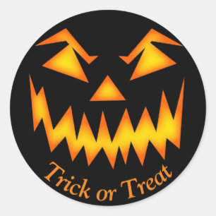 Etiqueta de Vinheta do Favor do Partido Halloween