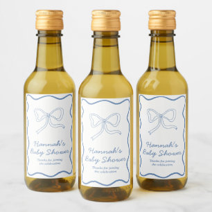 Etiqueta de Vinho Arco Azul Personalizado Favoreci