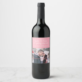 Etiqueta de Vinho com Nomes Espirituosos