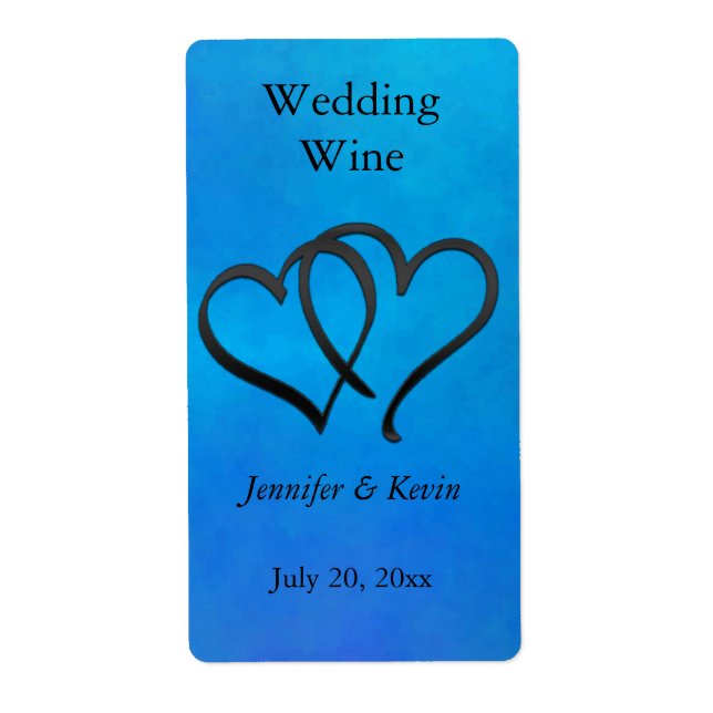 Etiqueta de Vinho de Casamento (Frente)