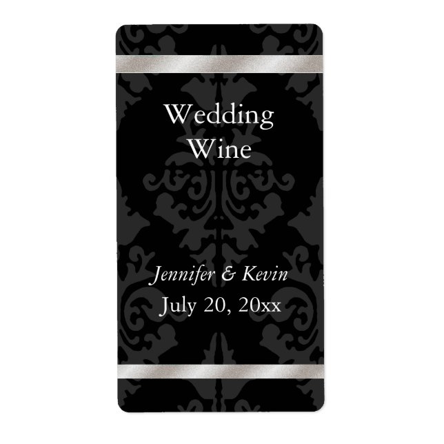 Etiqueta de Vinho de Casamento (Frente)