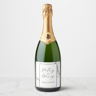 Etiqueta de Vinho de Casamento Personalizado