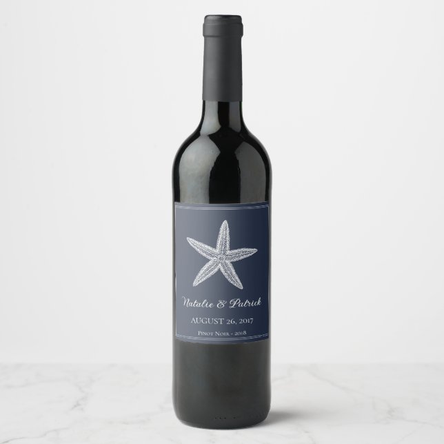 Etiqueta de Vinho de marinho (Frente)