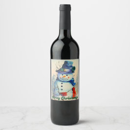 Etiqueta de Vinho de Neve
