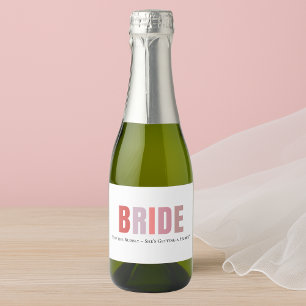 Etiqueta de Vinho de Noiva Personalizada   Monogra