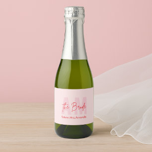 Etiqueta de Vinho de Noiva Personalizada   Monogra