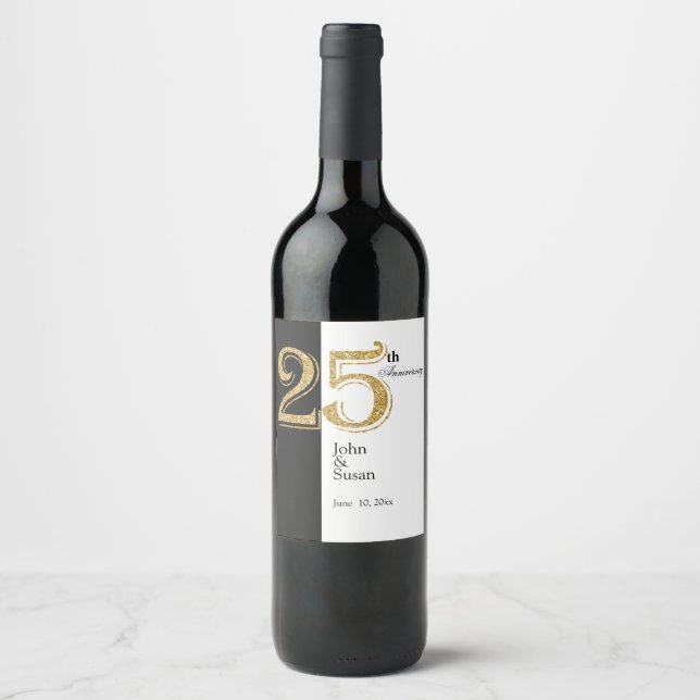 Etiqueta de Vinho do 25 (Frente)