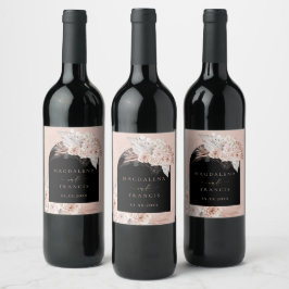 etiqueta de vinho do boho arado