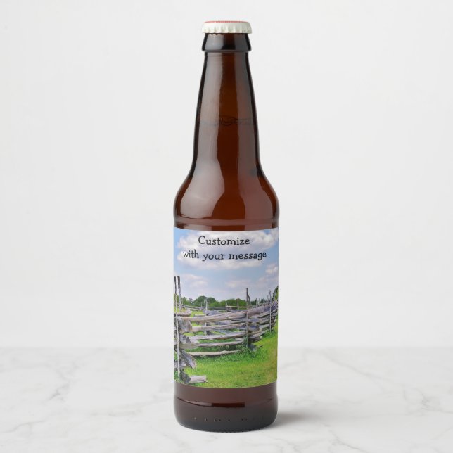 Etiqueta de Vinho do Texas Rails (Frente)