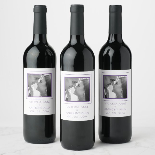 Etiqueta de Vinho Fotográfico Personalizado (Garrafas)