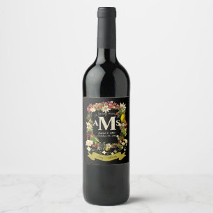 Etiqueta de Vinho Funeral Preto Personalizado