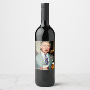 Etiqueta de vinho King Charles III