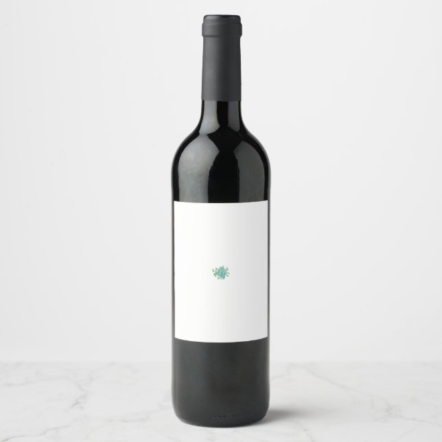 Etiqueta de Vinho Personalizada Presente de Casame (Frente)