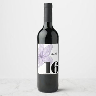 Etiqueta de vinho personalizado elegante, etiqueta