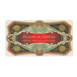 Etiqueta de Vintagem Personalizada ou Etiqueta de