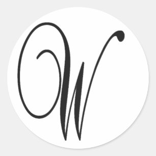 Etiqueta de W