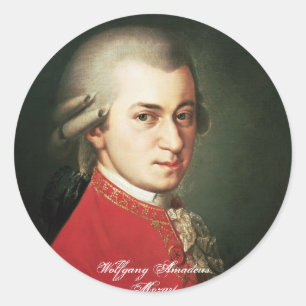 Etiqueta de Wolfgang Amadeus Mozart