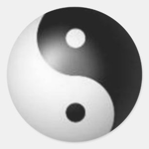 Etiqueta de Yin & de Yang