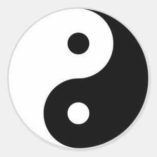 Etiqueta de Yin-Yang