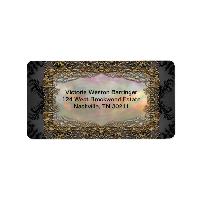 Etiqueta Debsaulea Endereço (Frente)